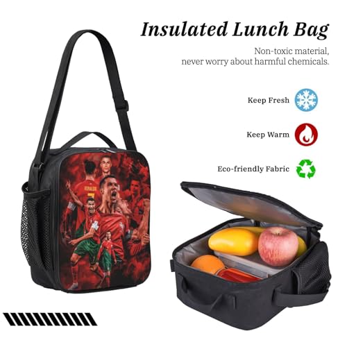 Football Backpack with Lunch Box & Pencil Case - 17 Inch