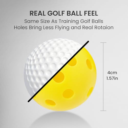 Limited Flight Practice Golf Balls - 12 Pack Mixed Color