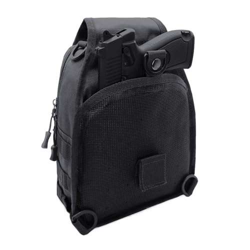 Viriber Waterproof Military Tactical Backpack with Molle System - Black