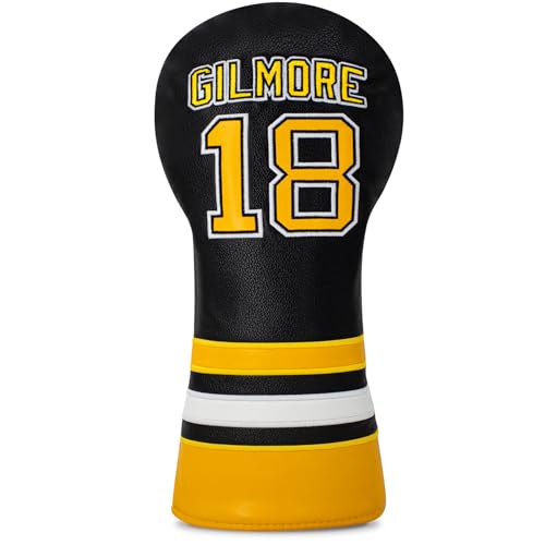 Golf Headcovers Club Sports Style Number 18 Premium Leather Driver