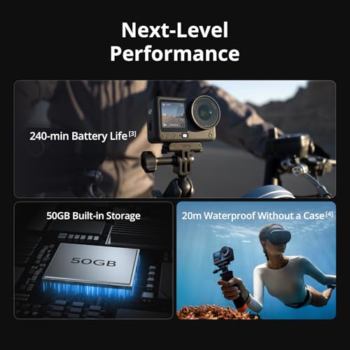 8K Waterproof Action Camera - DJI Osmo Action 6 Enhanced Combo