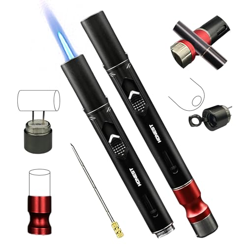 Tavlorionx 5-in-1 Windproof Torch Lighter Set with Adjustable Flame & Punch Tool