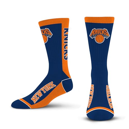 NBA MVP Crew Socks - New York Knicks, Large Team Color
