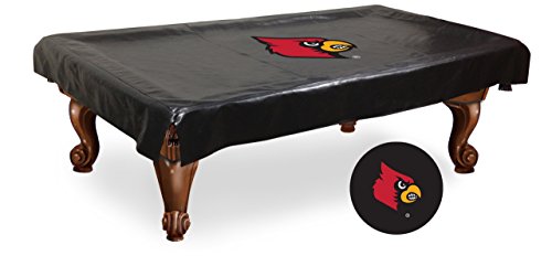 8-Foot Louisville Cardinals Billiard Table Cover - Officially Licensed