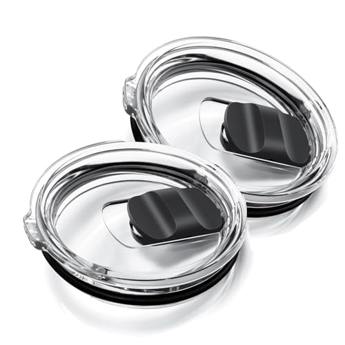 30 oz Replacement Tumbler Lids - Spill-Resistant with Magnetic Slider