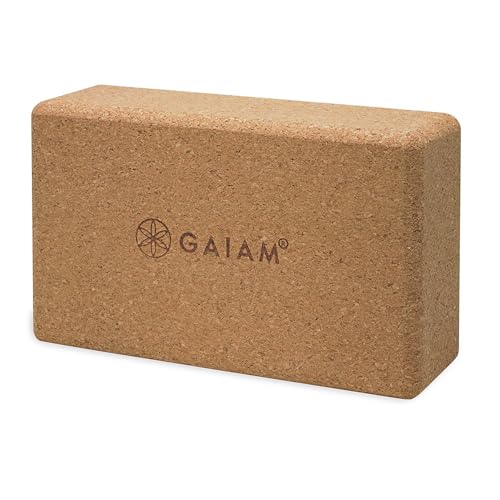Cork Yoga Block - Non-Slip Brick for Pilates & Balance - 1 EA