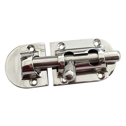 Marine 316SS 3-5/8in Locker Latch Slide Barrel Bolt for Boat Window/Door/Cabinet (Ke ehui) 90mm