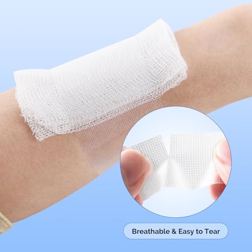 Transparent Surgical Tape - 6 Rolls, 2" x 10 Yards, Latex-Free