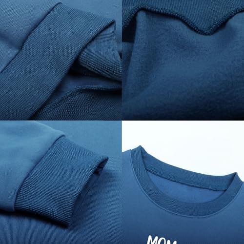 Women’s Grandma Sweatshirt Long Sleeve Great Grandma Shirt XL Blue & White