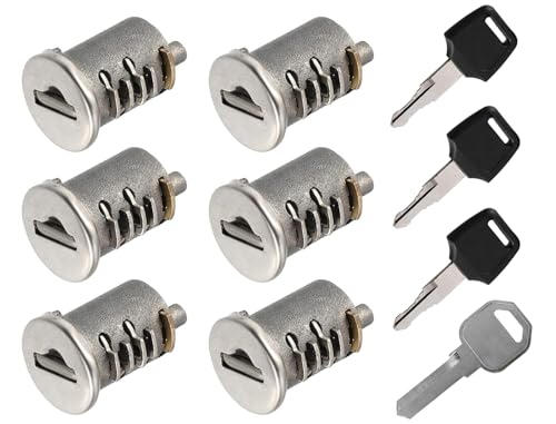 6 Pack Lock Cores for Yakima SKS Rack System - Secure & Durable