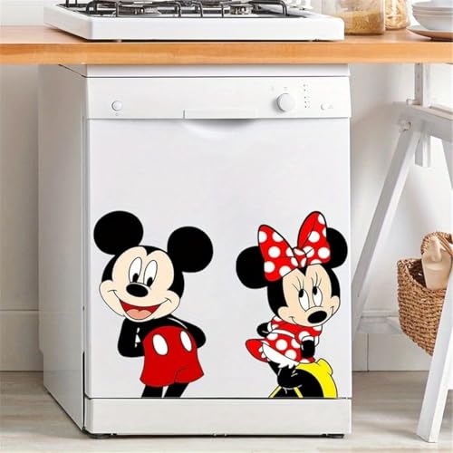 Stitch Wall Stickers for Kids, Cartoon Character Lilo&Stitch Stickers for Children Room, DIY Removable Stickers for Baby Kids Nursery Girls Bedroom Living Room Playroom Wall Decoration (Cute Stitch)