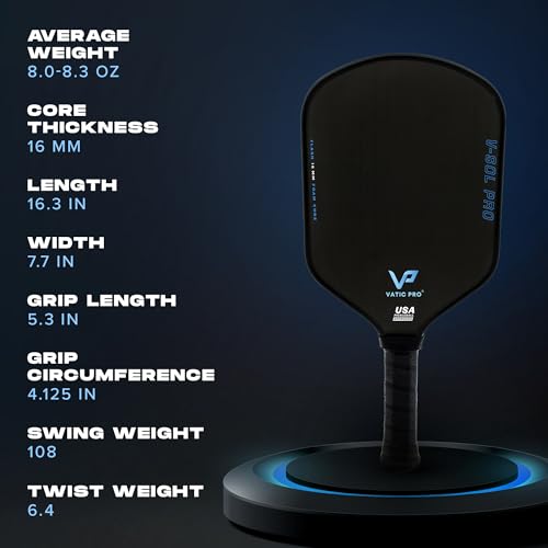 V-Sol Pro Paddle - 16mm Foam Core with Paddle Cover - Flash