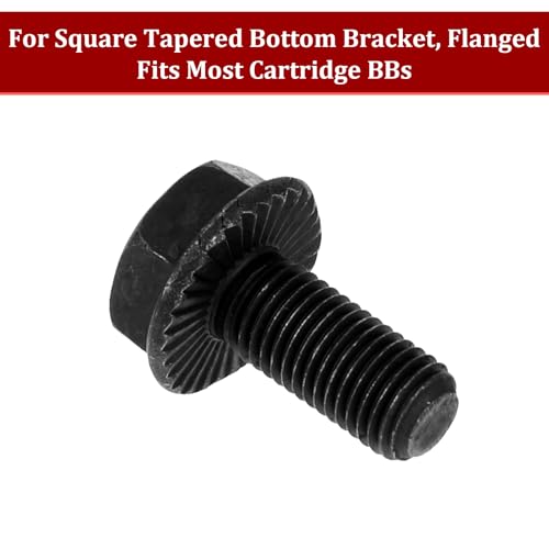 Bicycle Bottom Bracket Bolts - M8 x 18mm Crank Fixing Screws - 4 Pcs