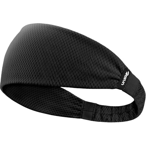 Breathable Sweatband for Workouts - Black Sport Headband