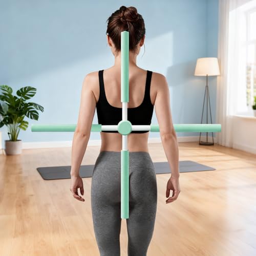 Yoga Stick Postures Corrector for Neck Hump - Green