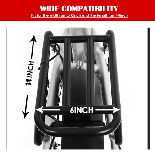 Axiniu Black 50L Waterproof Bicycle Panniers Bag for Rear Rack