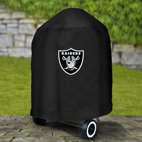 Las Vegas Raiders Kettle Grill Cover - 25in x 25in x 35in