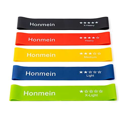 5-Level Resistance Bands Set for Workout & Fitness - Multicolor