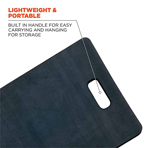 Ergodyne ProFlex 380 Kneeling Pad, Foam Knee Cushion, Water Resistant Kneeling Mat, 14" x 21" x 1, Black