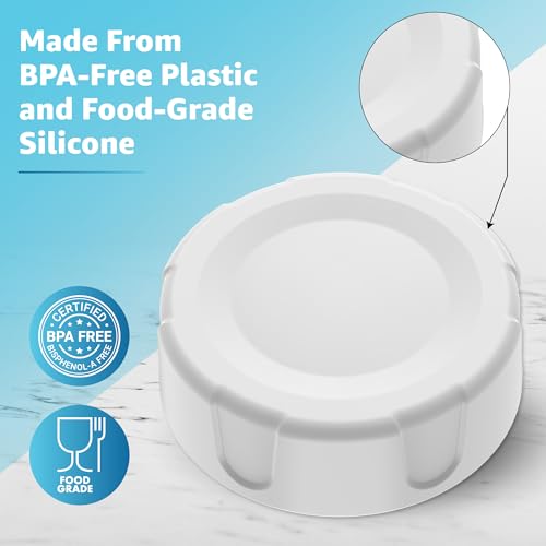 Replacement Water Bottle Lid Caps - Leakproof BPA-Free 2-Pack