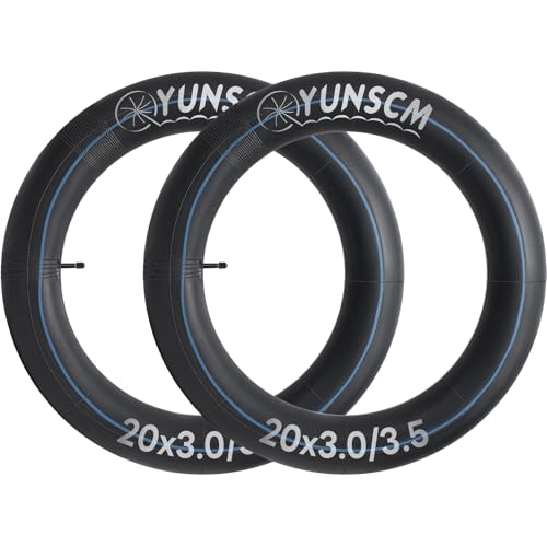Heavy Duty 20x3.0 E-Bike Inner Tubes - Premium Butyl Fat Tire Replacement, 2-Pack