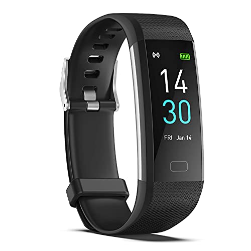 Fitness Tracker with Heart Rate Monitor - Black Band