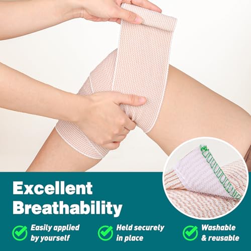Premium Elastic Compression Bandage Wrap - 4 Inch, 2 Pack