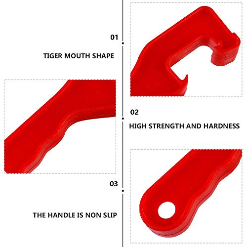 Bucket Lid Opener Wrench,Paint Can Lid Remover Tool,Pail Barrel Lid Lifter Opening, 6 Pieces