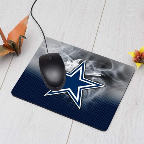 Football Sports Gaming Mouse Pad - Non-Slip Rubber Base, 9.8x8in