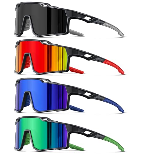 Polarized Sport Sunglasses for Men - UV Protection Cycling & Fishing