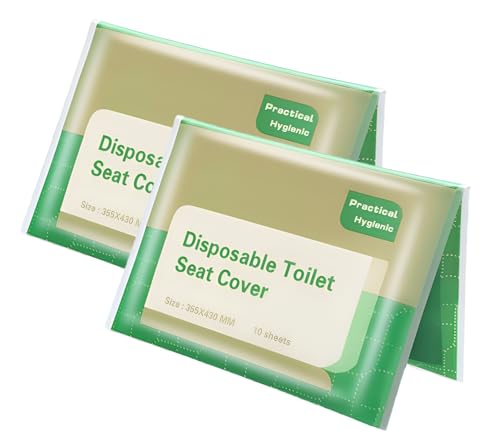 Disposable Toilet Seat Covers - Flushable Travel Pack of 20