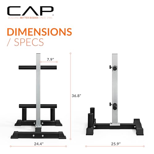 Heavy-Duty Olympic Bumper Plate Storage Rack with Barbell Holders - 4-Plate Posts / 2 Bar Holders / Gray