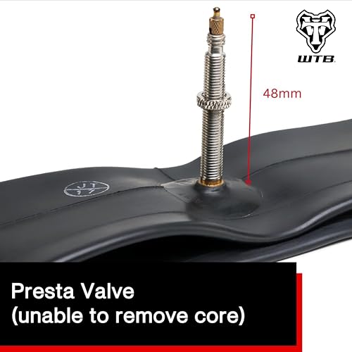 29 Inch Bicycle Inner Tube - 2.4-2.6 Size, 48mm Presta Valve, Puncture-Resistant