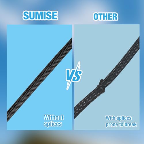 550 Paracord Rope - 4mm, 100FT, 7 Strand Nylon - Black
