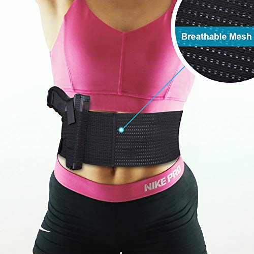 Belly Band Holster for Concealed Carry - Fits 37.4" to 51.2" Waist