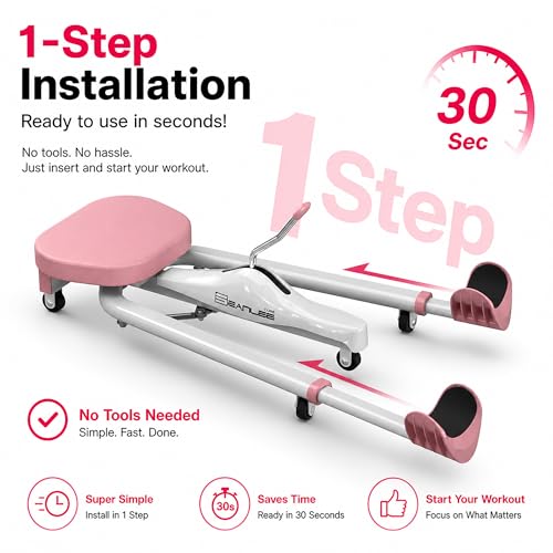 Leg Stretcher Machine for Flexibility - Adjustable Pink Equipment