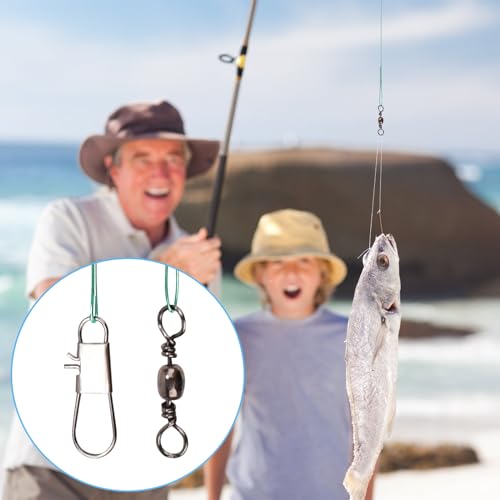 30pcs Stainless Steel Fishing Leaders - 11.22 Inch, Saltwater & Freshwater