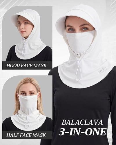 3 Pack Balaclava Face Mask Sun Protection Hood Cooling Breathable