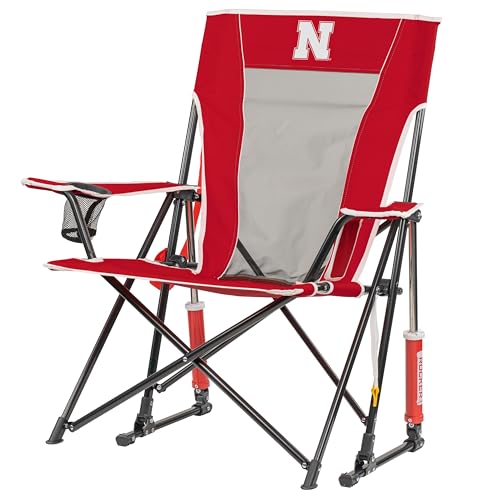 Comfort Pro Rocker Camping Chair - Nebraska Cornhuskers