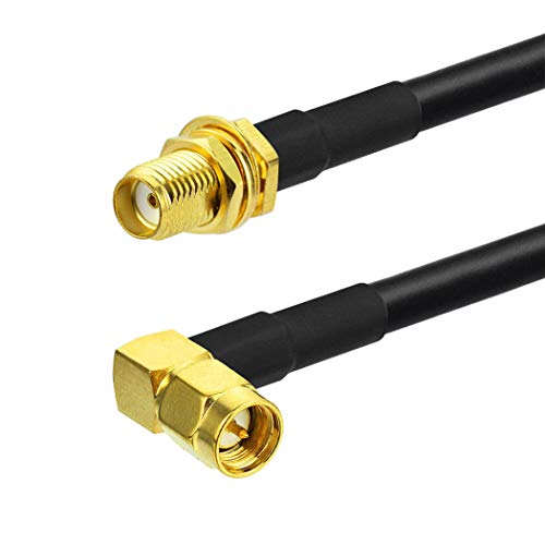 SMA Male Right Angle to SMA Female Coaxial Cable - 60cm / 2 Feet