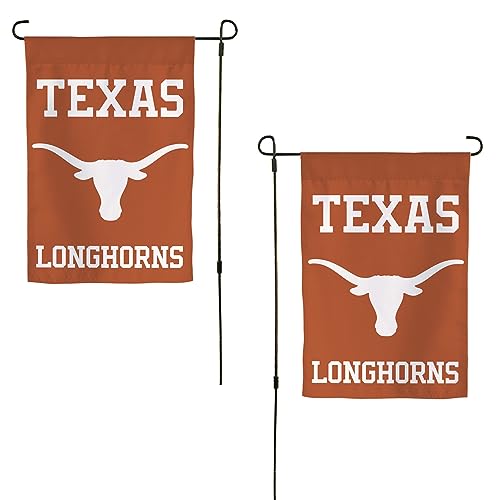 University of Texas Garden Flag - Design C, 12x18 in Double-Sided