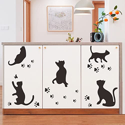 Wall Sticker and Decal , Black Cats