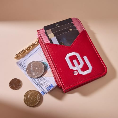 Oklahoma Sooners Slim Wallet with RFID Blocking - OU Red