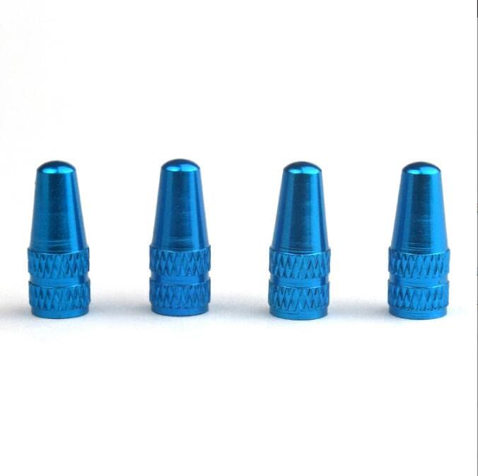 Presta Valve Caps for Bicycles - Set of 4, Sky Blue