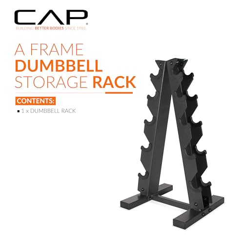 A-Frame Dumbbell Rack - Holds 5-25lb Weights