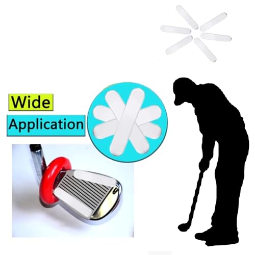 10-Piece Golf Weighted Lead Tape for Club Irons, Putters & Tennis Rackets