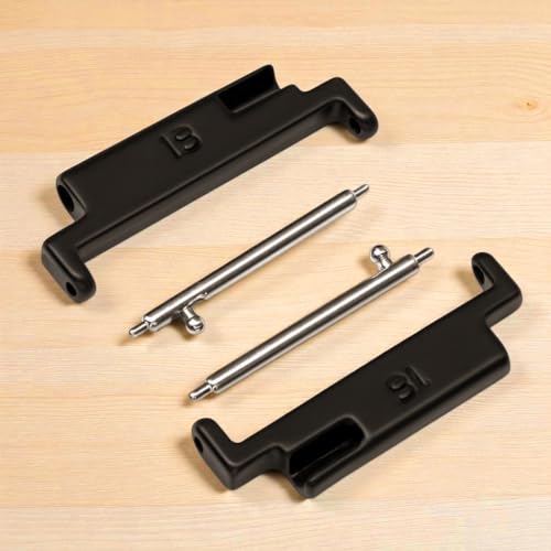 Universal Stainless Steel Smartwatch Band Adapter - 18mm, 20mm, 22mm