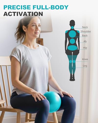 9-Inch Pilates Ball for Core Training and Rehabilitation