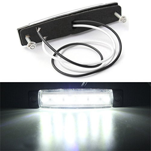 LED Interior Boat Lights - Slim Strip Bar Light (Pack of 2, White)