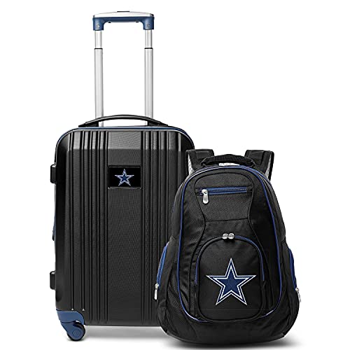 Dallas Cowboys Luggage Set - 21" Spinner & 19" Laptop Backpack - Team Color